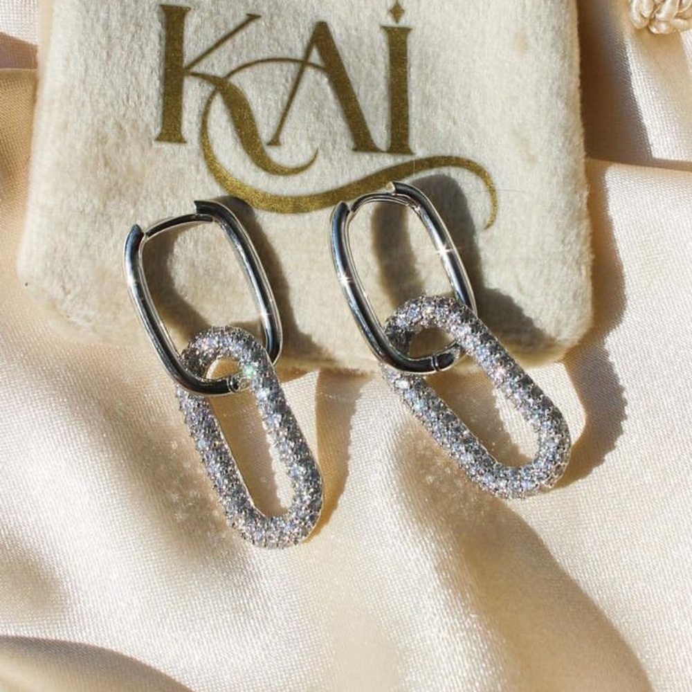 .925 sterling silver hoops